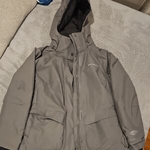 Columbia Size Medium Omni-Heat/Tech Gray Hooded Jacket